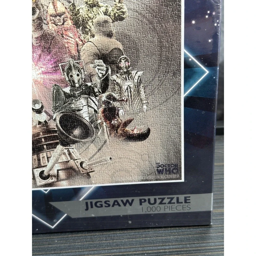 Doctor Who Sealed Vintage Lot Of 2 1000 Piece‎ Puzzles — VERY RARE- BRAND NEW